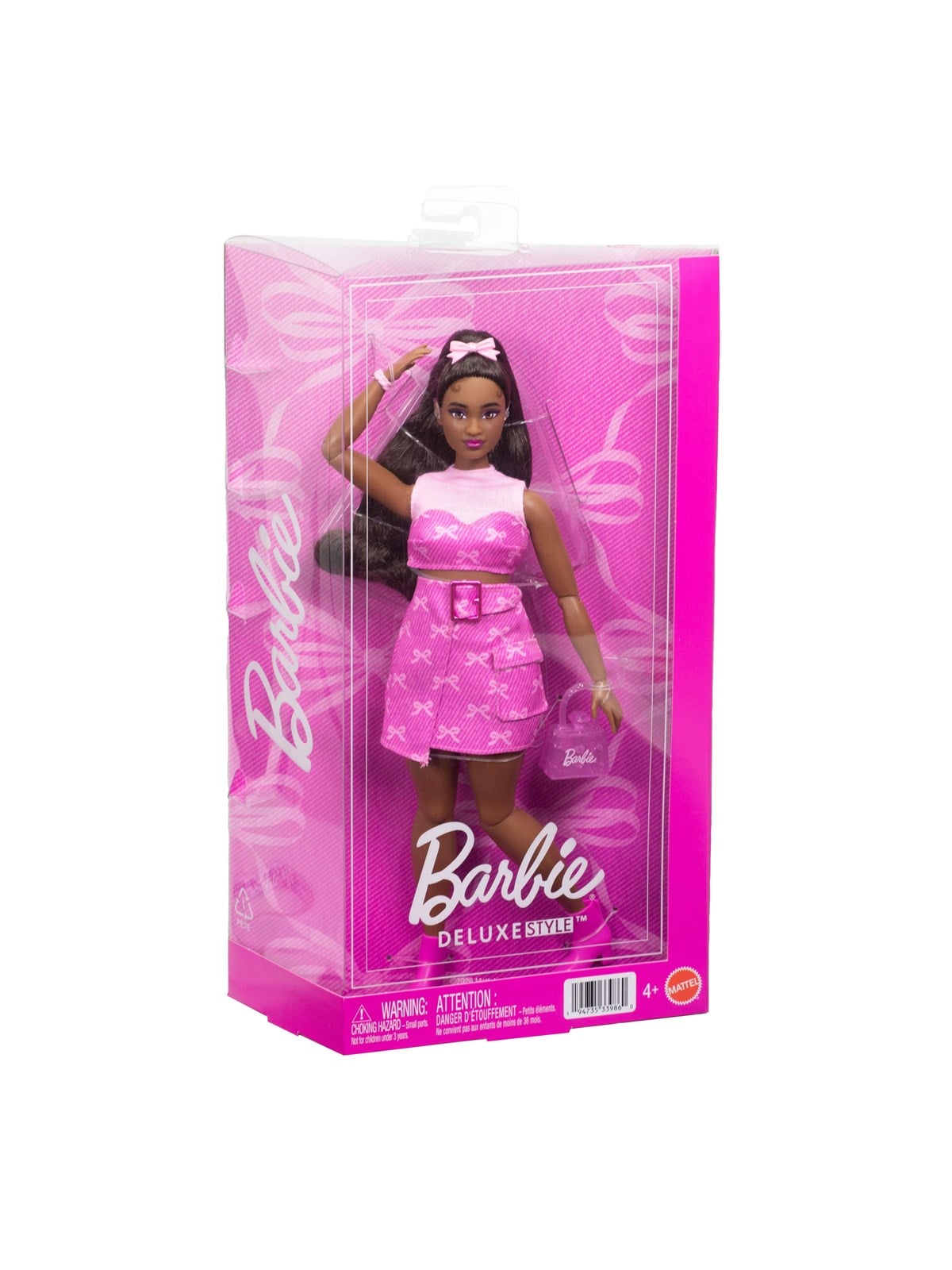 Barbie Deluxe Style Pinker Denim-Skort Hörgeräte