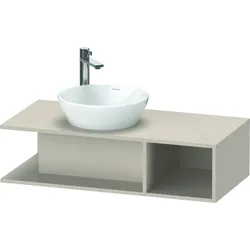 Duravit Waschtischunterschrank wandhängend „D-Neo“ 100 × 26 × 48 cm Taupe Matt