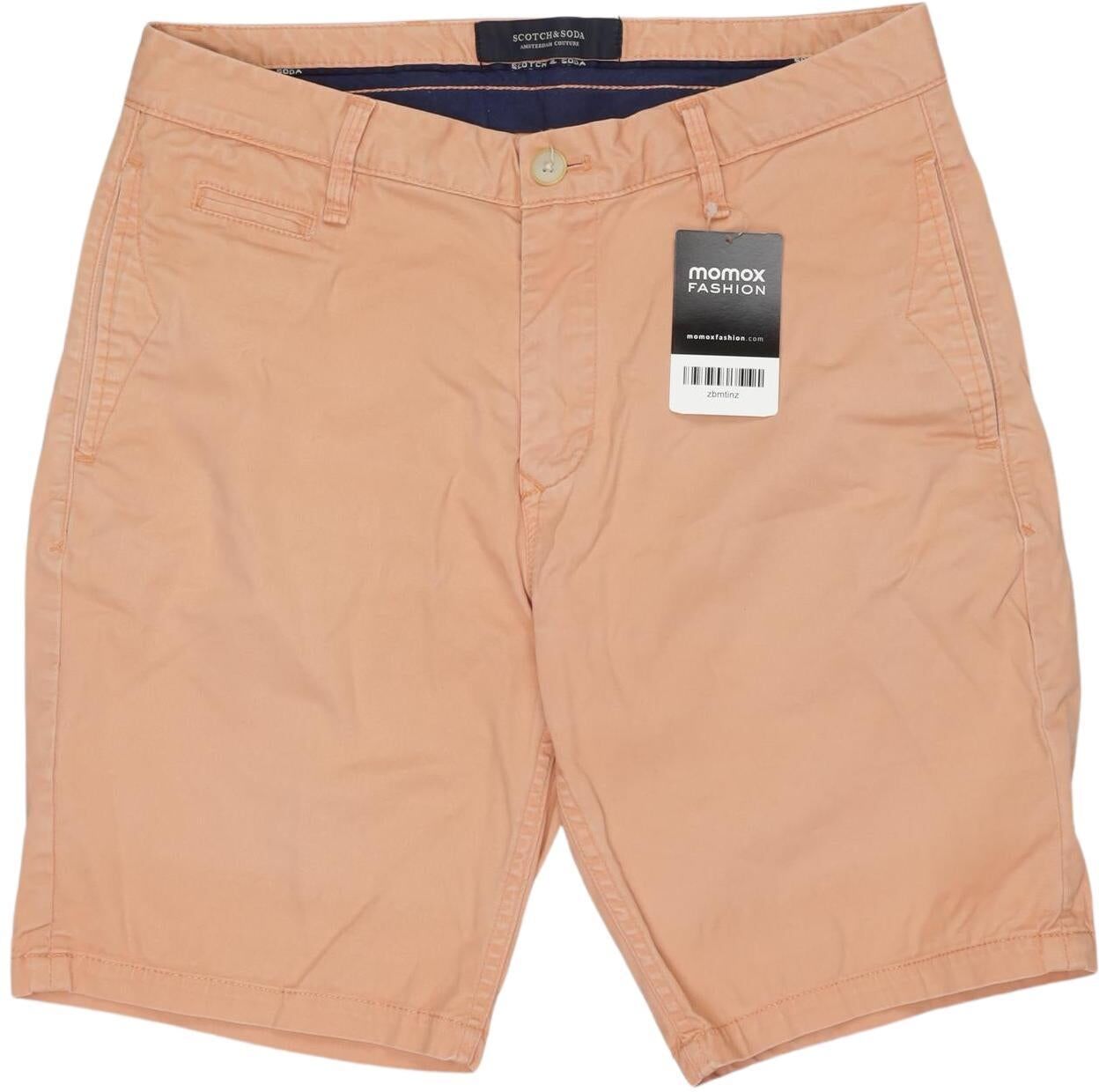 Scotch & Soda Herren Shorts, Orange, Gr. W28, Baumwolle / Elasthan - Second Hand