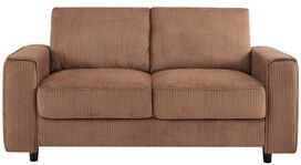 AC Pacific Modern Contemporary Upholstered Corduroy Plush Tufted Loveseat