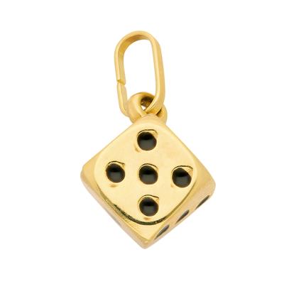 Kettenanhänger ADELIA´S "585 Gold Anhänger Würfel", gold, Schmuckanhänger, Damen, Gold, Kettenanhänger, 585 Gold Goldschmuck für Damen