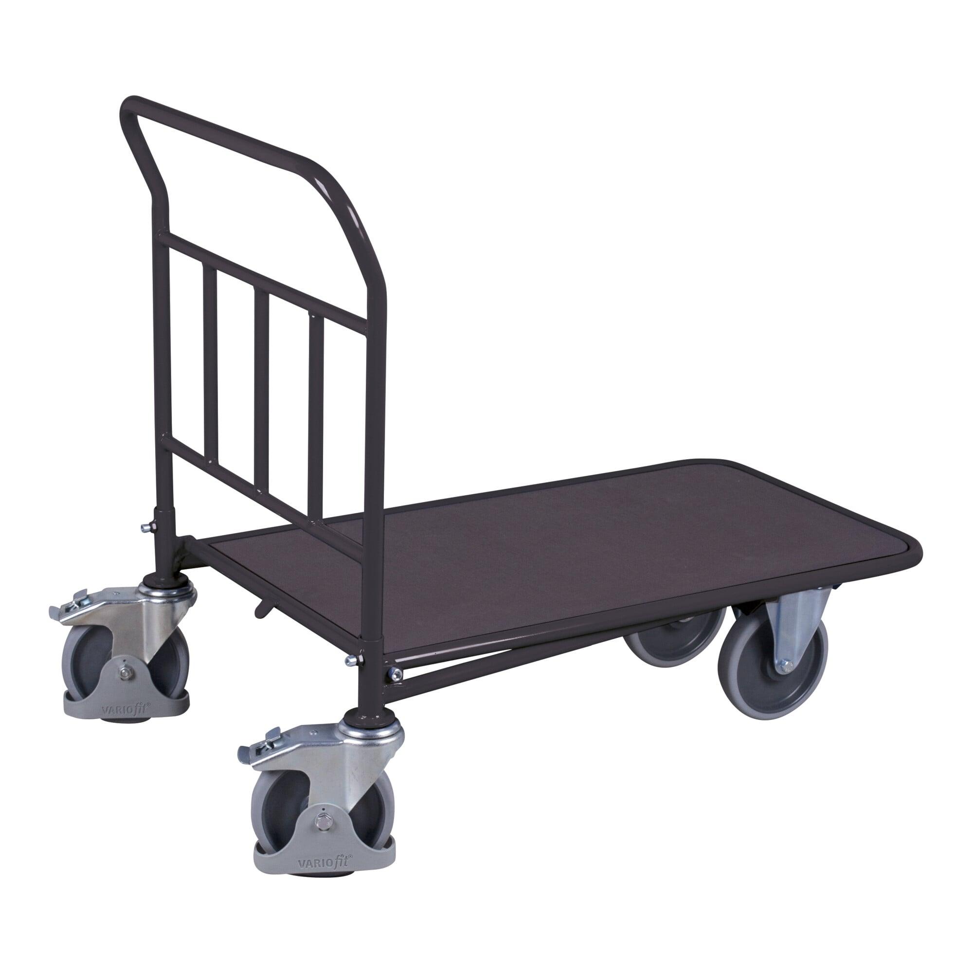 VARIOfit Wagen mit Ladefläche Siebdruckplatte RAL 7016 (sw-700.111/AG)