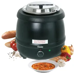 Bartscher Suppentopf Economic, 9L, schwarz