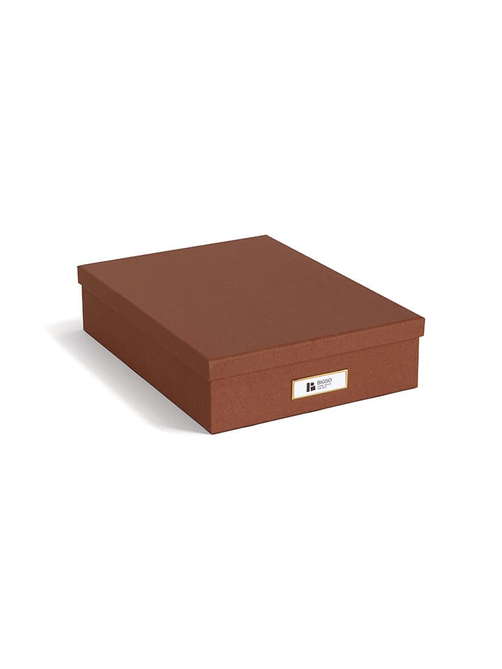 BIGsoBox Dokumentenbox "Oskar" in Braun - DIN-A4 - onesize