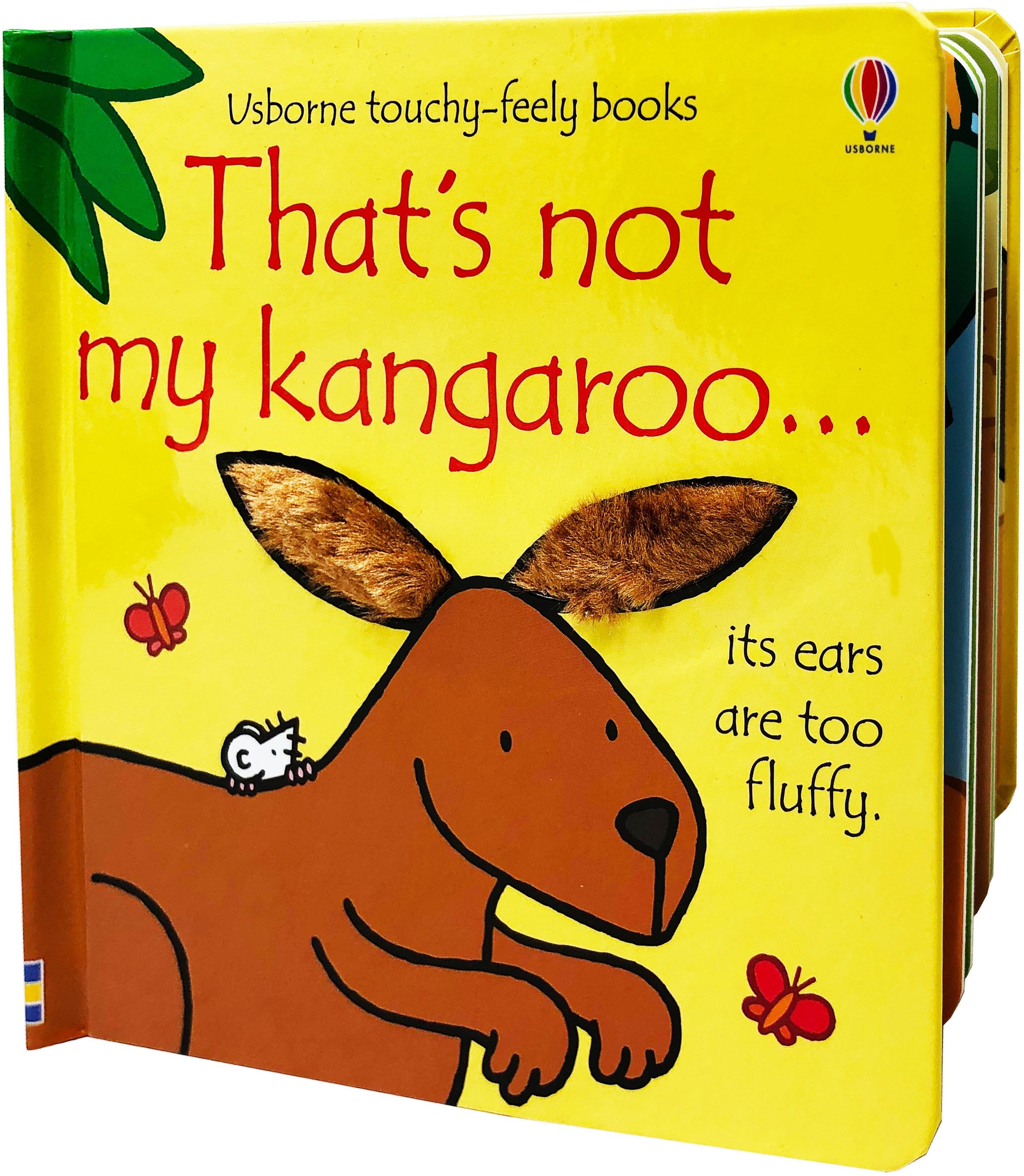 Usborne Touchy Feely Wild Animals Collection 4 Books Set by Fiona Watt Thats not my Monkey, Tiger, Koala, Kangaroo
