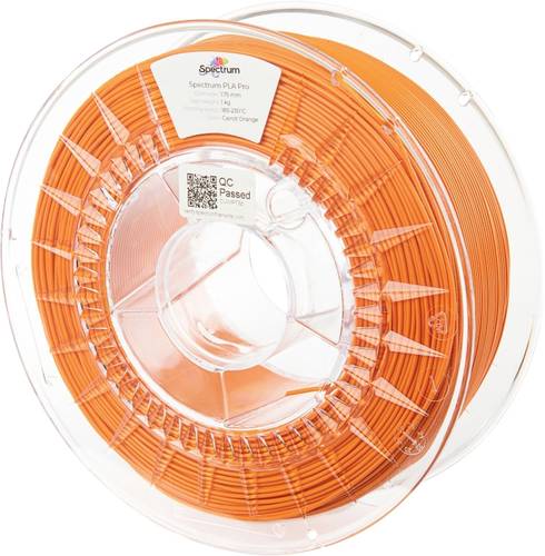 Spectrum Filaments 80130 PLA Pro Filament PLA Pro schlagfest 1.75mm 1000g carrot orange, Orange 1St.