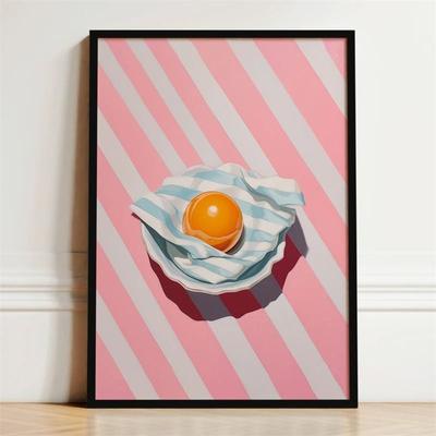 Uplift Picks French Breakfast Food Canvas Print Kitchen Wall Art Decor 24 30x45 Cm unframed