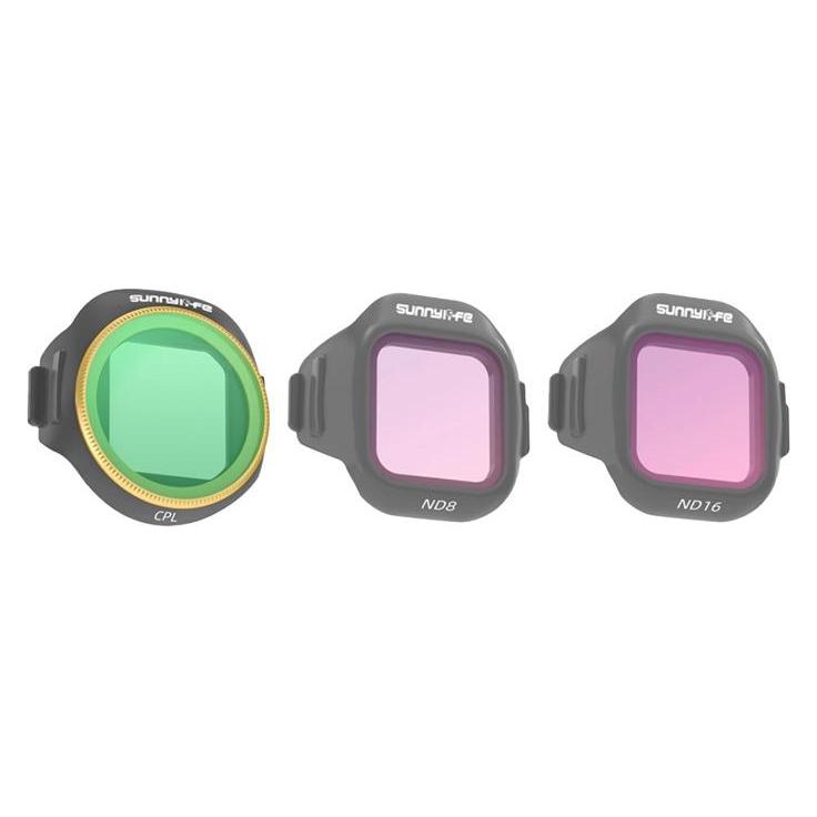 Sunnylife Set of 3 CPL + ND8 + ND16 filters for MINI 5 Pro (Drohnen Filter, DJI Mini 5 Pro) (N5P-FI095)