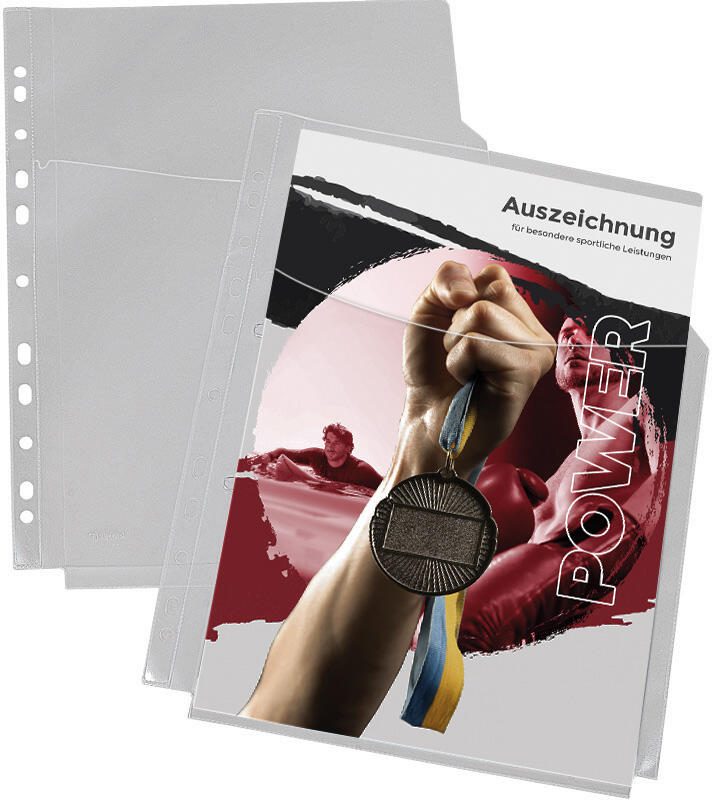 EICHNER Prospekthüllen DIN A4 transparent 9218-00880