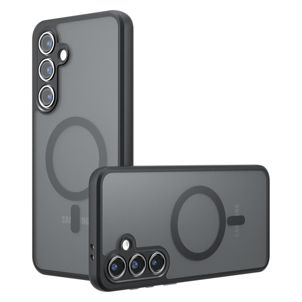 Techsuit - PureFrost MagSafe - Samsung Galaxy S24 - Frosted Black (Samsung Galaxy S24) (59881227)