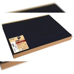 Pronappe S340121I 5x Schachtel mit 100 Tischsets, Spunbound, einfarbig - Format 30x40cm - Schwarz