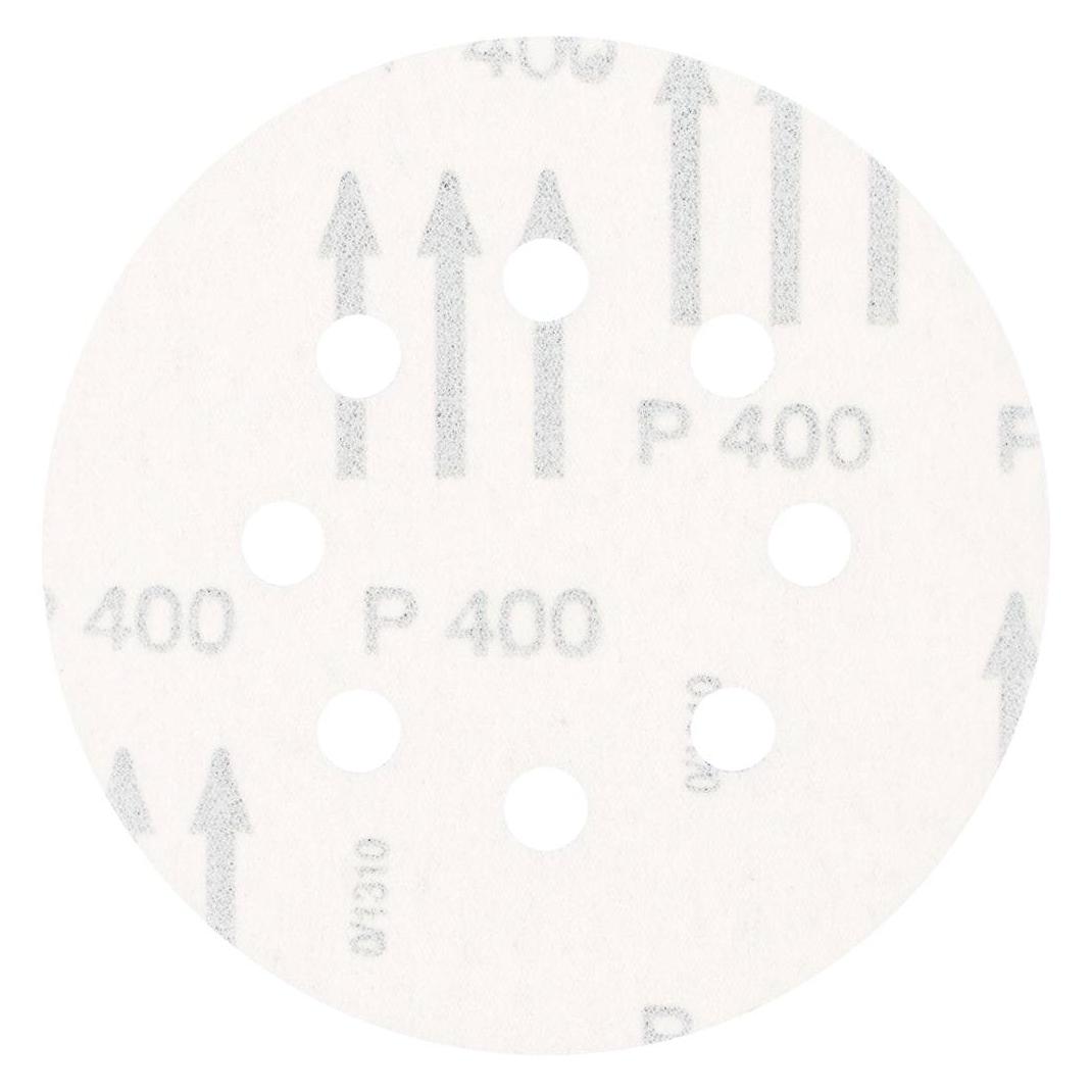 Pferd Exzenterschleifpapier Klettscheibe 125 mm Korund A 400 Lochung 8 (45017040)