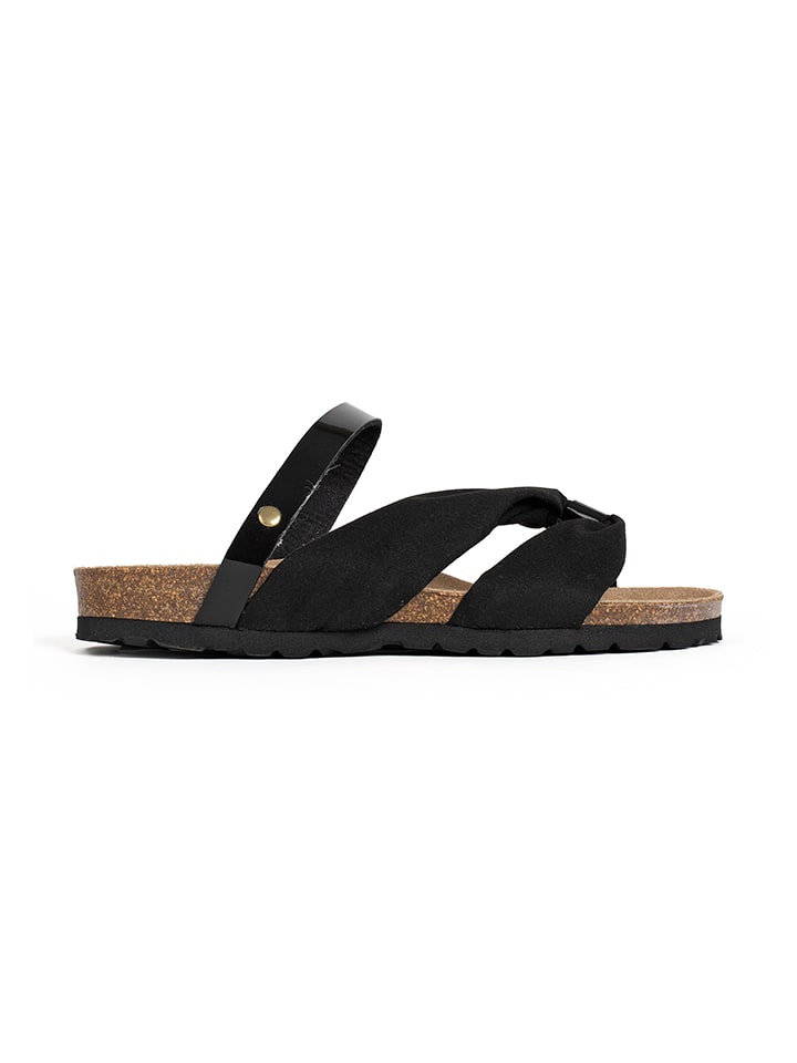Sunbay Pantoletten "Marmara" in Schwarz - 38