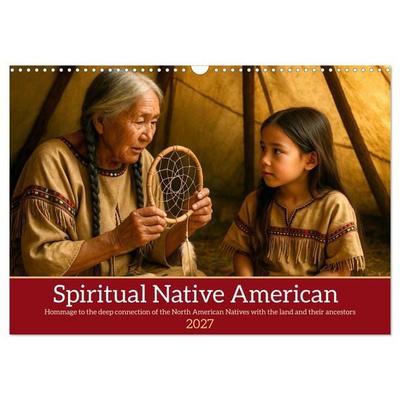 Spiritual Native American (Wall Calendar 2027 DIN A3 landscape), CALVENDO 12 Month Wall Calendar
