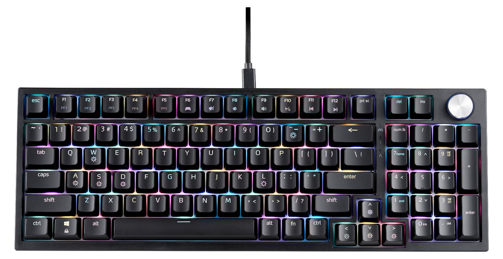 ADATA XPG Sorcerer Gaming Toetsenbord, Zwart, US-indeling