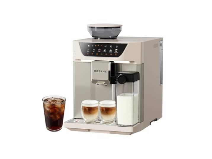 DREAME Ecceluxe Master Kaffeevollautomat, Cold Brew auf Knopfdruck Smart-Farbdisplay, 6 Kaffeespezialitäten, Präzise Milchschaumsteuerung, Bis zu 45 Tassen, Einfache Reinigung