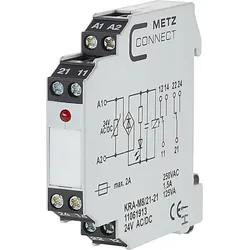 METZ CONNECT Koppelbaustein 2W KRA-M8/21-21 24AC/DC
