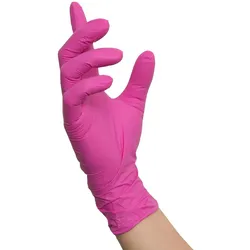 MCD Medical Care Dental GmbH 1000 Nitras CANDY WAVE Nitrilhandschuhe | Gr. XS | pink | Einweghandschuhe