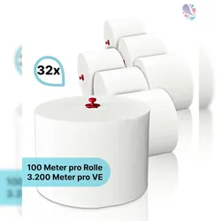 Blanc HYGIENIC Toilettenpapier Blanc "Long Life", ENORM ERGIEBIG, für Blanc Cosmos Spender