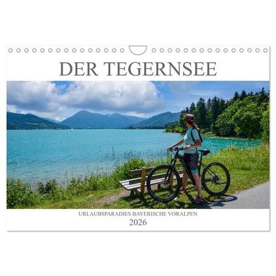 Der Tegernsee - Urlaubsparadies Bayerische Voralpen (Wandkalender 2026 DIN A4 quer), CALVENDO Monatskalender