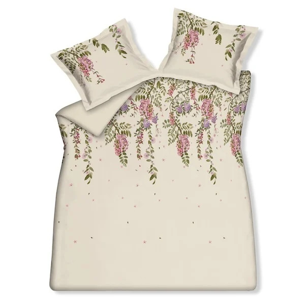 Vandyck Rose Acacia dekbedovertrek cream tan voor volwassenen