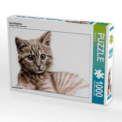 CALVENDO Puzzle Das Kätzchen | 1000 Teile Lege-Größe 64x48cm Foto-Puzzle für glückliche Stunden