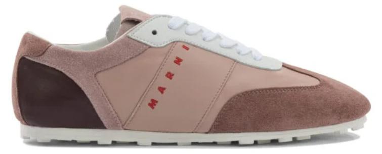 Marni Damen Sneaker Rosa Lammleder