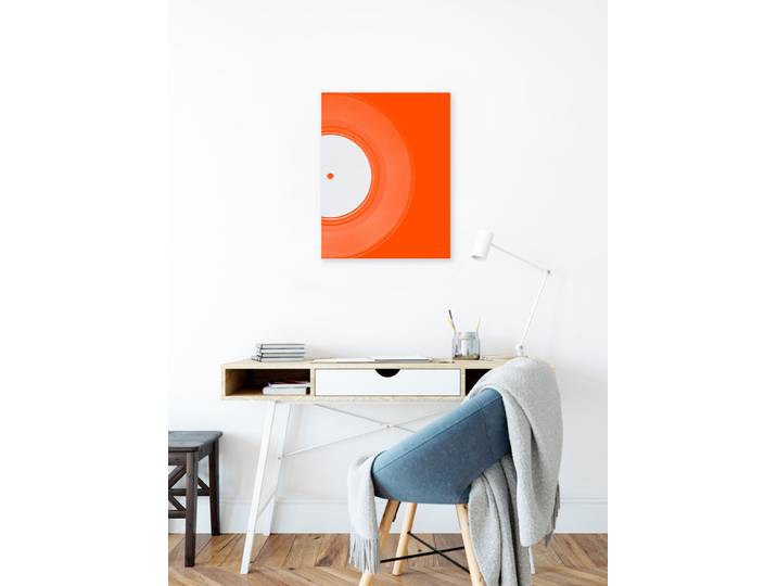 Leinwandbild KOMAR White Vinyl - Grösse 30 x 40 cm , orange (farbe bild(er): orange), B:30cm, Massivholz, Papier, Bilder, Leinwandbild, Keilrahmenbild mi Echtholzrahmen