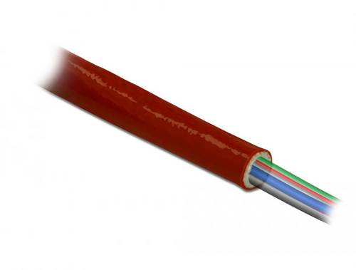 Delock 18898 Isolierschlauch Rot 10mm Gummi, Silikon Inhalt: 1St.