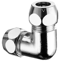 Schell Winkel Doppel Verschraubung 064450699 3/8 x 3/8, 8 mm, verchromt