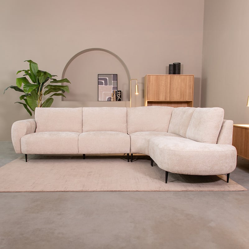 Label51 Hoekbank Milano Rechts - Naturel - Chenille
