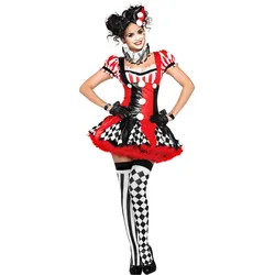 Leg Avenue Harlekina Clown - Karneval und Faschingskostüm (S)