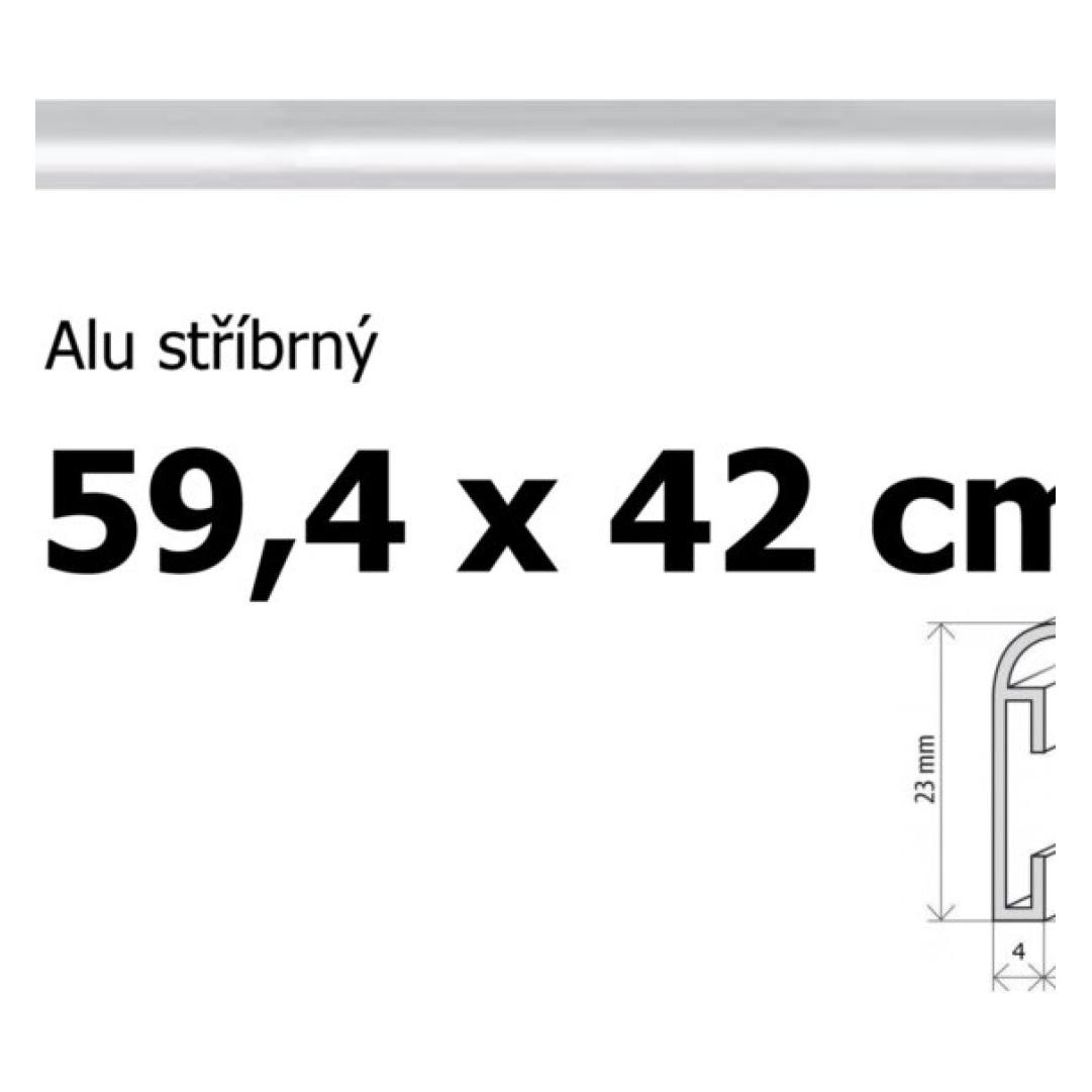 Bfhm Aluminium-Puzzle-Rahmen 59,4x42cm A2 - silber (50014259)
