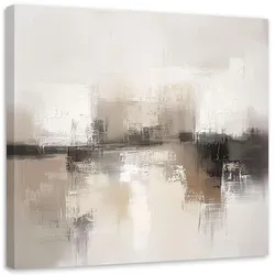 LEINWANDBILD Abstrakter beige-grauer Beton 30x30cm
