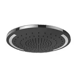 Gessi Colour Cover-Blende für Minimali Colour Kopfbrause rund, D355mm mit Strahlart Regen, 57879238, Farbe: Edelstahl glanz