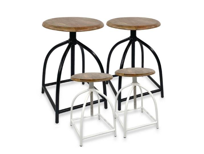 Amagohome Drehhocker Drehhocker Set 2 Stück Barhocker Hocker Drehstuhl höhenverstellbar Liv