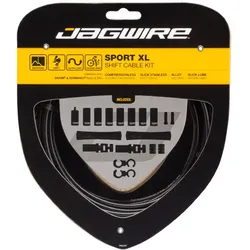 JAGWIRE Schaltzugset Sport XL | Road & Mountain schwarz