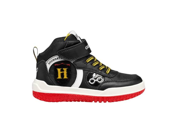 GEOX Buzzerlight Junior Sneaker Garçon Noir/Rouge (Harry Potter)
