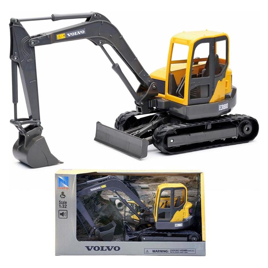 Speed Car - Metal Volvo ECR88D Excavator (40720) (40720)