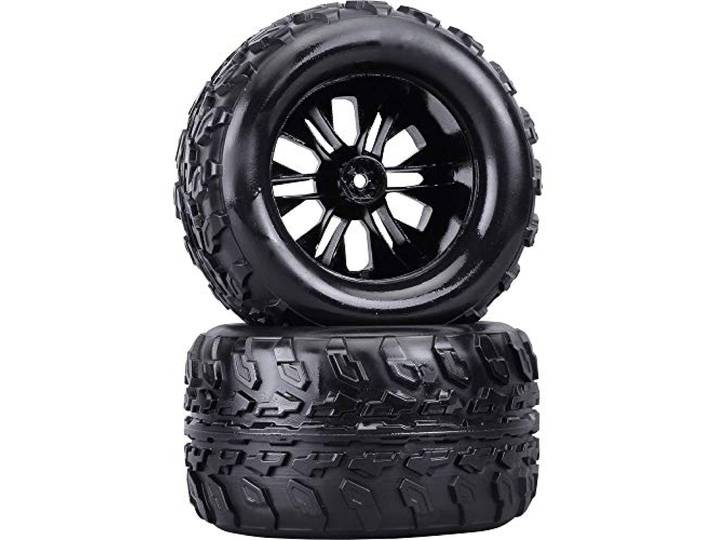 Reely 1:10 Monstertruck Complete wielen Zwart 2 stuk(s)