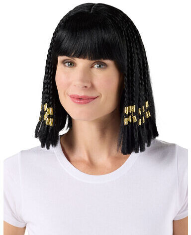 Kurzhaarperücke "Cleopatra", schwarz