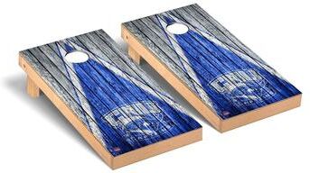 Skip's Garage Christopher Newport Captains Triangle Cornhole Board Set
