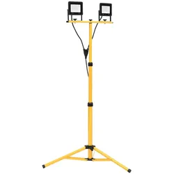 vidaXL LED-Fluter mit Stativ 2x30 W Kaltweiß