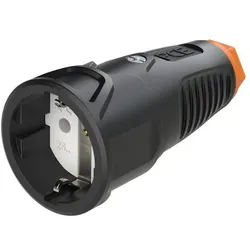 PCE 2510-so Taurus2 Gummi-Kupplung nat IP20 (schwarz/orange) 2510so