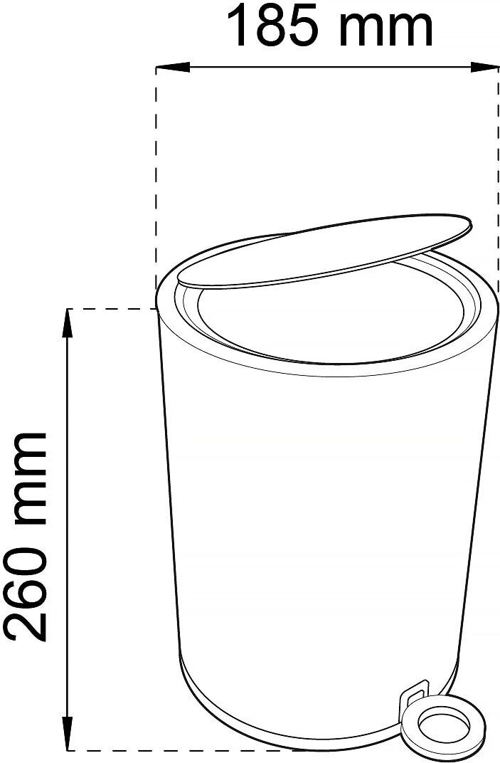 Habo Pedalhink Blossom 3L, vit