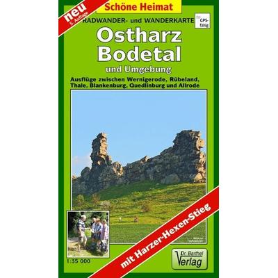 Radwander- und Wanderkarte Ostharz, Bodetal und Umgebung, Sonstige von Verlag Barthel, Barthel, A, 978-3-89591-084-5