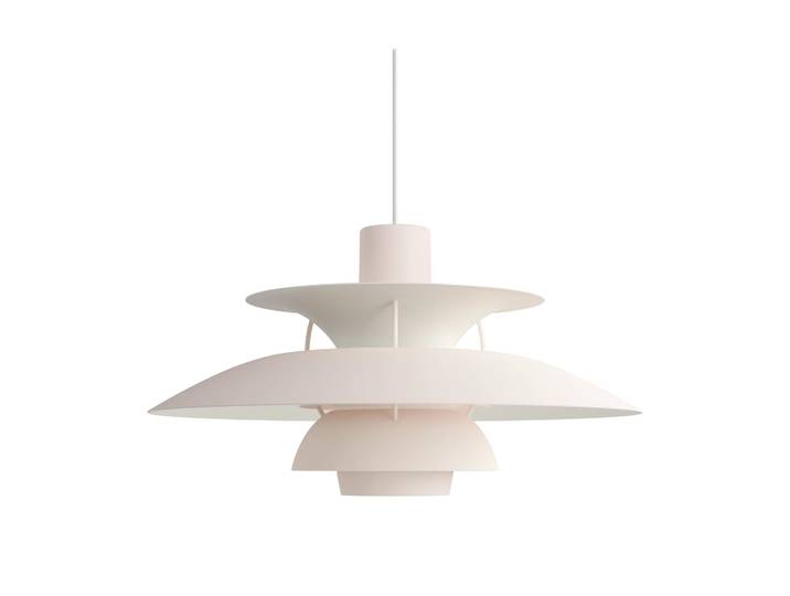 Louis Poulsen PH 5 Pendelleuchte Ø500, Monochrom pale blush