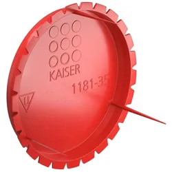 KAISER 1181-35 Signaldeckel, für Auslassöffnung Ø 35 mm 118135  - 50 Stück