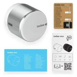 Tedee, Zutrittskontrolle, GO2 – chytrý zámek, stříbrný (Smartphone)