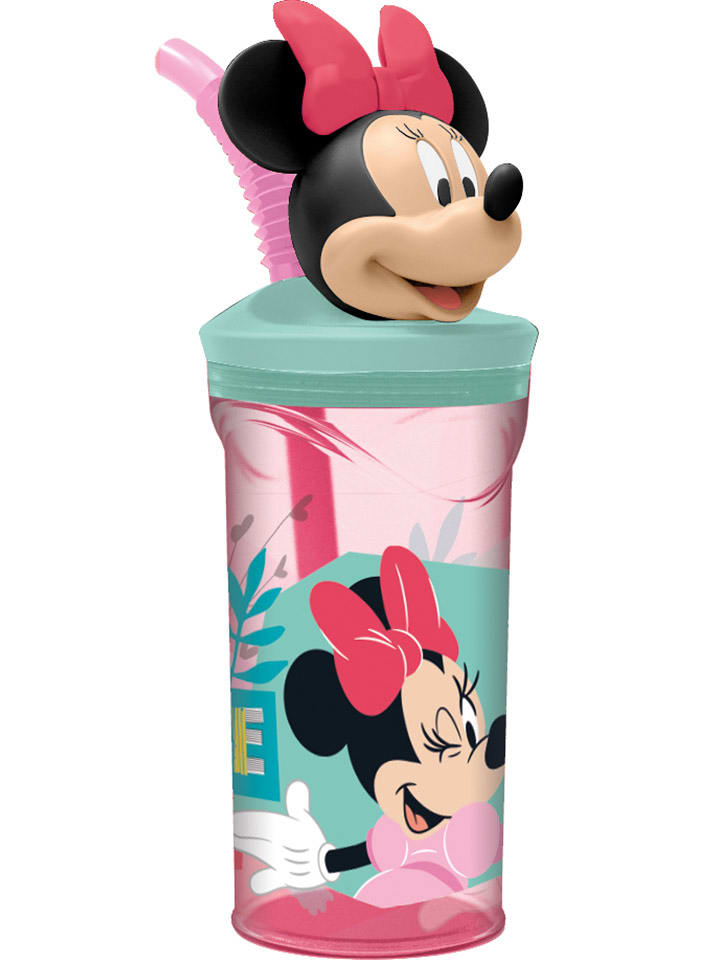 Stor 3D-Trinkflasche "Minnie Mouse" in Bunt - 360 ml - onesize
